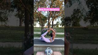 Yoga with Bella  Bow Pose Variation shortsyoutube yoga [upl. by Swan]