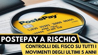 CONTROLLI A TAPPETO PER CHI POSSIEDE UNA POSTEPAY Rischio sanzioni di migliaia di euro per tutti [upl. by Flosser]