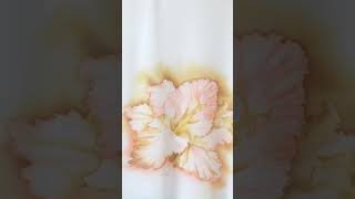 shorts Art Batik Gladiolus flower [upl. by Anoiuq]