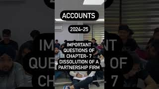 Important Question of Dissolution❤️ accountancy commerce shortvideo shorts [upl. by Tehcac]