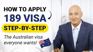 189 Visa STEPBYSTEP How to apply for Australian permanent residency [upl. by Earley]