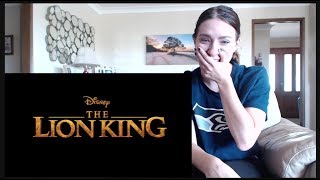 The Lion King 2019  Official Teaser Trailer Reaction [upl. by Muryh]