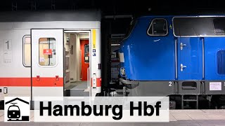 Bahnhofsrundgang Hamburg Hbf 2022 Nah und Fernverkehr  ein paar Überraschungen [upl. by Solracsiul707]