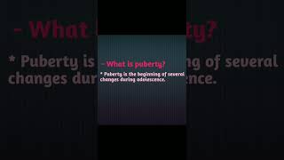 Puberty definition [upl. by Hanson]