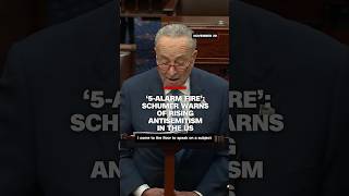 Senate Majority Leader Chuck Schumer warns that antisemitism in the US is now a ‘fivealarm fire’ [upl. by Slifka]