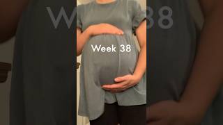 38 Weeks pregnant baby development bellyprogression [upl. by Melly642]