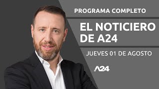 Agosto aumentos en servicios y productos esenciales ElNoticierodea24 Programa completo 0182024 [upl. by Esenahs15]