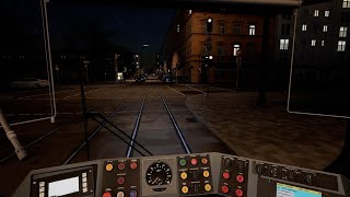 Tram Driving at Night  TramSim Munich  Gameplay [upl. by Goggin]