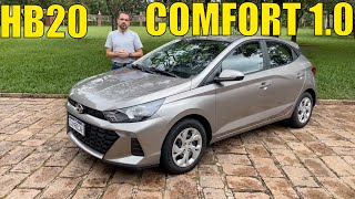 Avaliação Hyundai HB20 Comfort 10 aspirado 2023 [upl. by Boesch]