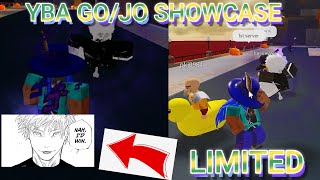 YBA FIRST EVER LIMITED Shadow The World GOJO SHOWCASE [upl. by Nahtannoj]