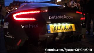 Aston Martin One77 LOUD revs at Gumball 3000 2011 [upl. by Airamalegna969]