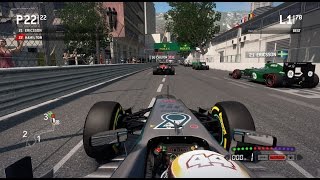 F1 2013 Gameplay Monaco 100 Race Lewis Hamilton [upl. by Hali]