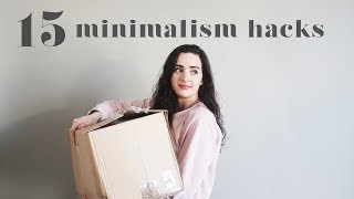 MINIMALISM SERIES  15 Hacks to Declutter Your Life [upl. by Meela]