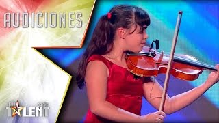 Con solo 11 años ya domina el violín mejor que cualquiera  Audiciones 7  Got Talent España 2017 [upl. by Piselli234]