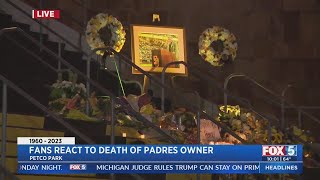 Fans React To Death Of Padres Owner [upl. by Gnues576]