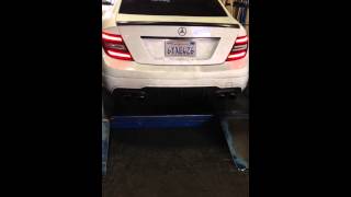 FRESH INSTALL MercedesBenz C250 W204 Coupe Straight Piped Catback Exhaust [upl. by Awuhsoj]