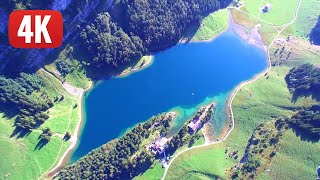 EBENALP amp SEEALPSEE Switzerland  Stunning View by DRONE in 4K MUST SEE [upl. by Bac]