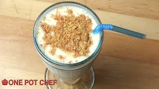 Lemon Cheesecake Milkshake  One Pot Chef [upl. by Francklin812]