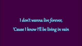 Madilyn Bailey  I Dont Wanna Live Forever Lyrics [upl. by Libnah618]