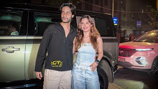 Rasha Thadani amp Aman Devgan Spotted in Land Rover Defender at Bandra [upl. by Annahsor822]