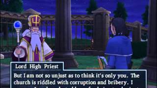 175 Dragon Quest 8 Cutscene  The Lord High Priest speaks to Marcello about rumours [upl. by Analaj]