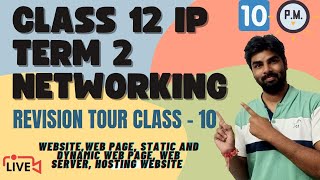 Class 12 IP CS Websitewebpage static vs dynamic webpage web server and hosting of a website [upl. by Anrapa]