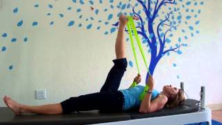 Pilates Beginner Exercise the Leg Circles [upl. by Enutrof]