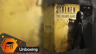 Stalker the board game All in Pledge Unboxing and mechanism description [upl. by Adnovad474]