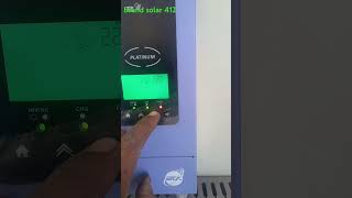 Fronus PV 3200 sirf solar inverter per battery charge karne ki setting [upl. by Barnie126]