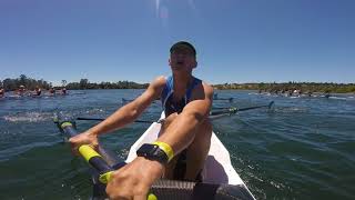 MV8 PETITE FINAL  YOUTH NATIONALS 2018  COXSWAIN RECORDING [upl. by Eidnak]