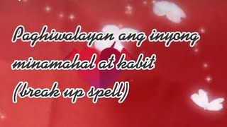 Ritwal para paghiwalayin ang iyong minamahal at kanyang kabit break up kabit spell [upl. by Suoirred]