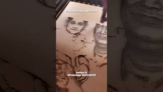 Laser Engraved Wooden Frame  Laser Engraving cnc laserengraving [upl. by Fredel]