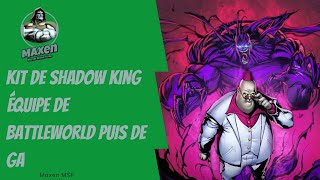 Kit de Shadow King équipe de Battleworld puis de GA  Marvel Strike Force [upl. by Sylirama]