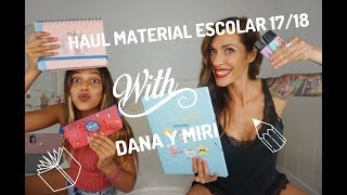 HAUL MATERIAL ESCOLAR CON MI HIJA DANA MR WONDERFUL TIGER PRIMARK [upl. by Llenoil]