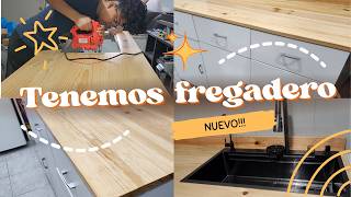 🔧💦 ¡Parte 5 Fregadero instalado y muebles listos [upl. by Nilhsa360]