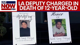 LA County deputy charged in crashed that killed 12yearold boy  LiveNOW from FOX [upl. by Annua]