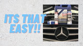 HOW TO  OIL CHANGE WITH LIQUIMOLY  MERCEDESBENZ W204 C250 [upl. by Wheeler]