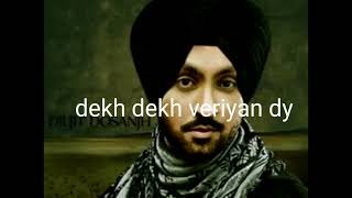 Punjabi munde Diljit dosanjh Karaoke [upl. by Agosto]