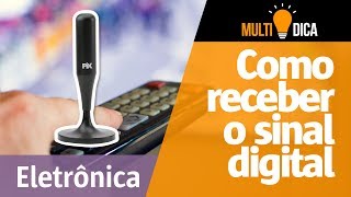 Como receber o sinal digital na sua TV [upl. by Budwig]