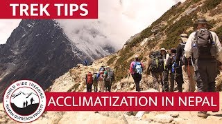 How to Acclimatize to High Altitude at Everest Base Camp  Trek Tips [upl. by Tamis]