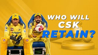 IPL 2025 CSKs likely retentions ft Dhoni Ruturaj [upl. by Xenos]