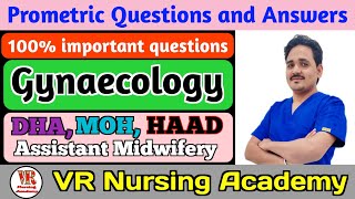 Prometric question and answer from Gynaecology for Dha moh haad and assistant midwifery [upl. by Selij]