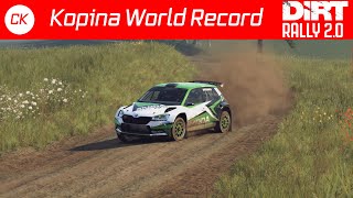 DiRT Rally 20  Kopina World Record [upl. by Amaerd880]