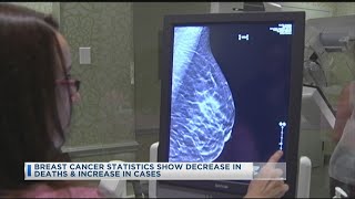 Breast Cancer Statistics Show Decrease In Deaths And Increase In Cases [upl. by Cherish]