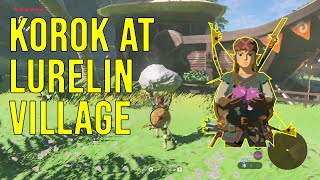 Korok Seed Rock Formation at the Top of Casino Boat Hut at Lurelin Village GuideBOTW [upl. by Rahcir]