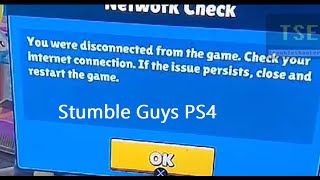 How to fix You were disconnected from the game Check your internet connection error stumble guys ps4 [upl. by Anny35]