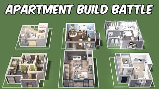 50k APARTMENT BUILD BATTLE IN BLOXBURG [upl. by Abdulla]