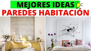 50 IDEAS GENIALES PARA DECORAR PAREDES DE HABITACIÓN  DECORACION PARED DORMITORIOS [upl. by Aedrahs116]