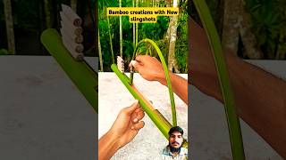 Part 3Bamboo Creations with new Slingshots bamboo Diy Toy [upl. by Gide]