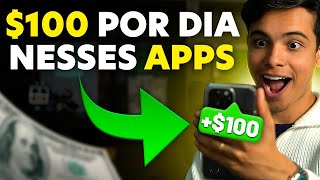 6 APLICATIVOS PARA GANHAR DINHEIRO PELO CELULAR  100 Por Dia Aplicativos que pagam de VERDADE [upl. by Barb]